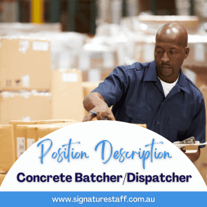 concrete batcher/dispatcher