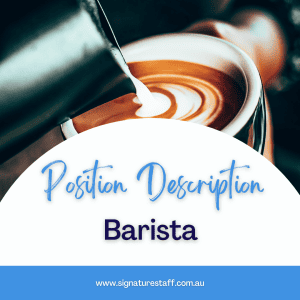 barista position description