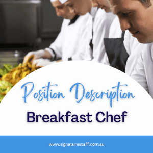 breakfast chef position description