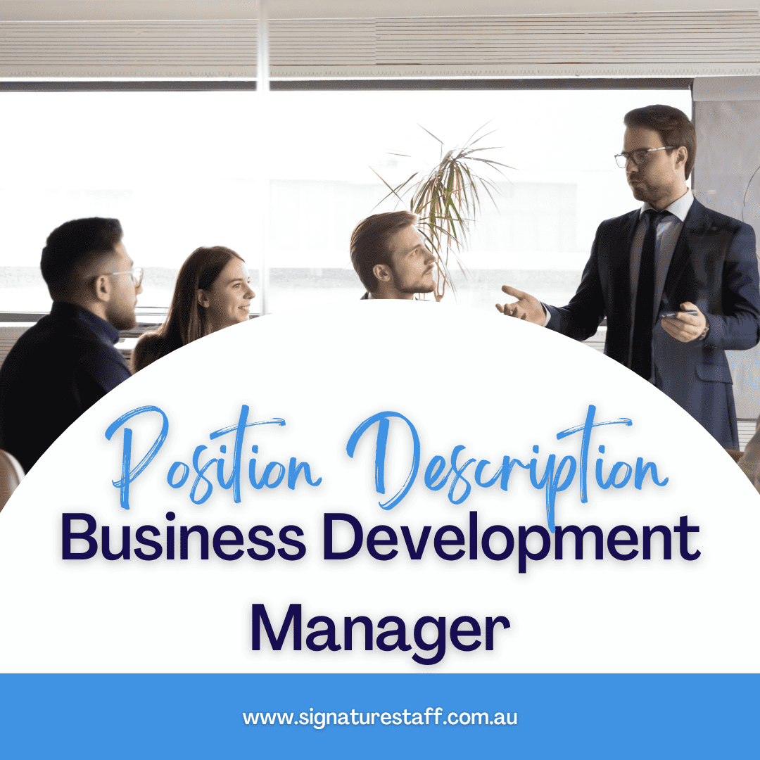 business development manager position description