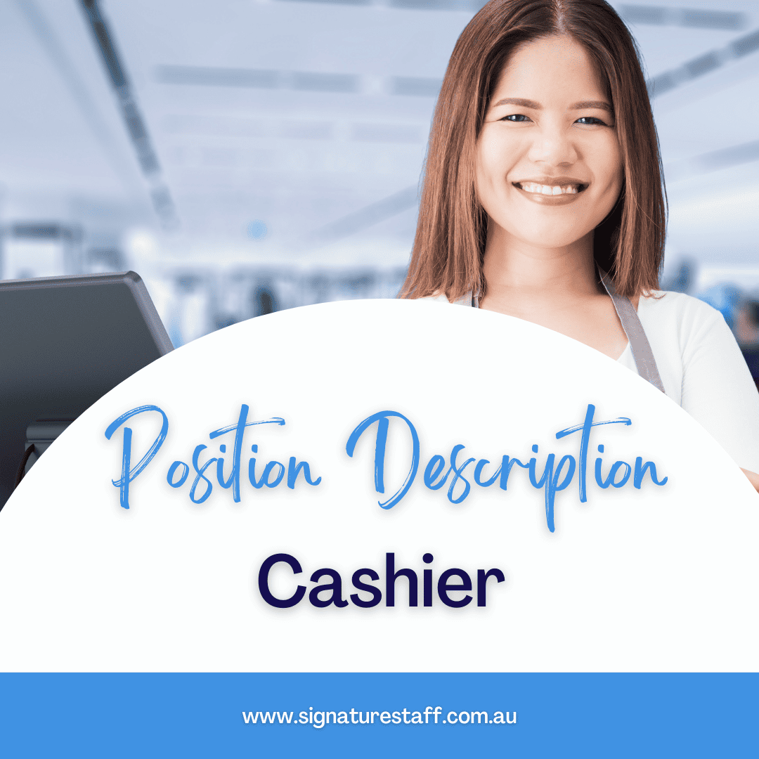 cashier position description