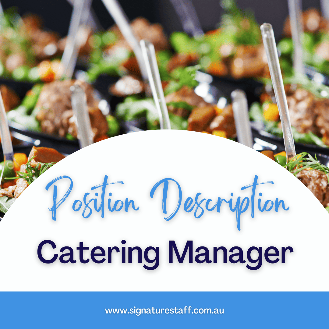 catering manager position description