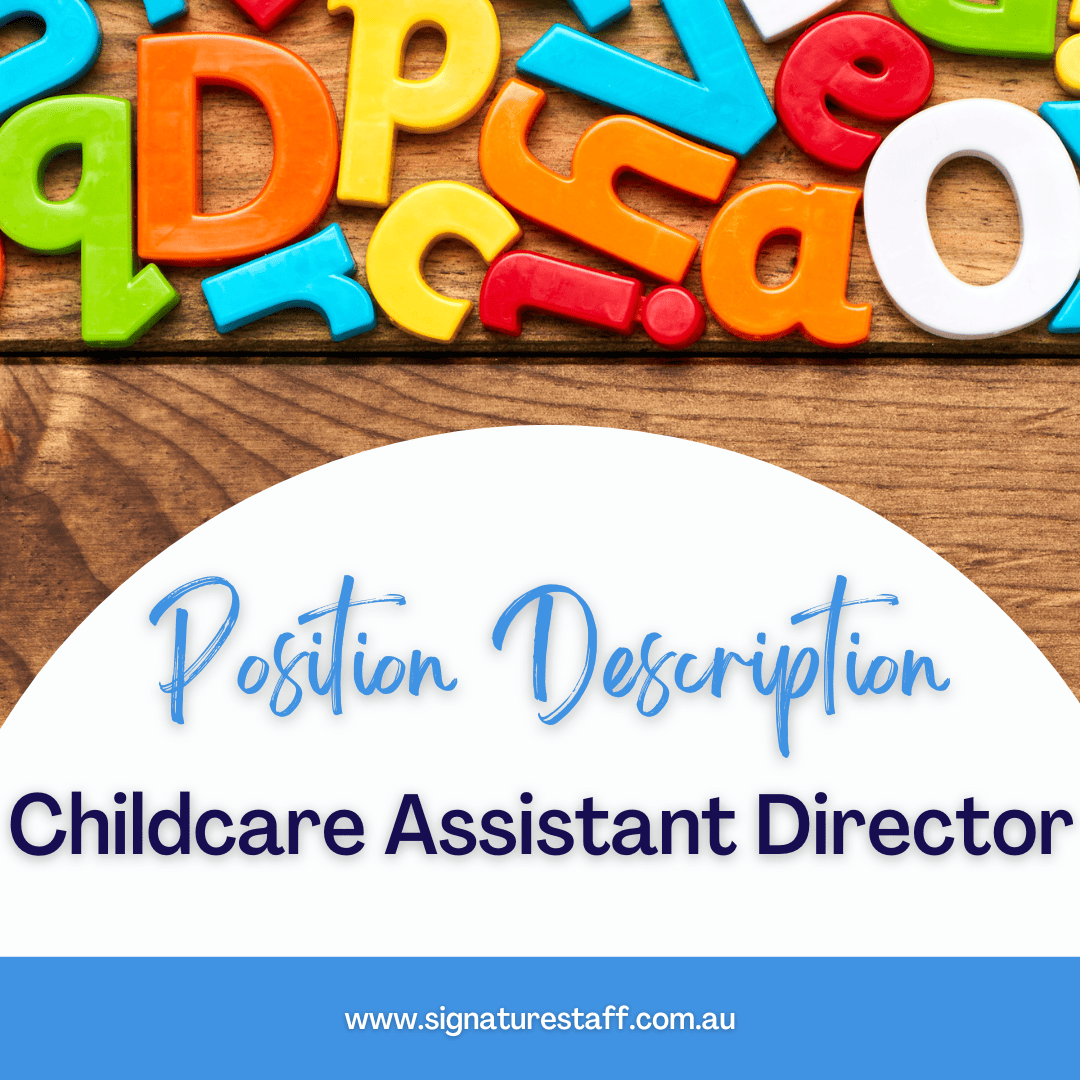 childcare assistant director position description