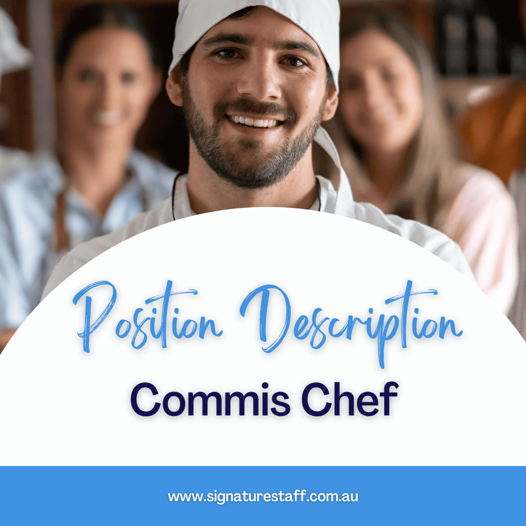 commis chef position description