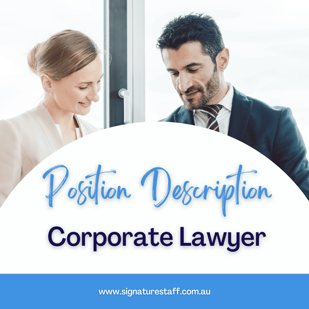 corporate lawyer position description