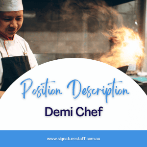 demi chef position description