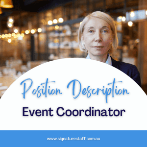 event coordinator position description