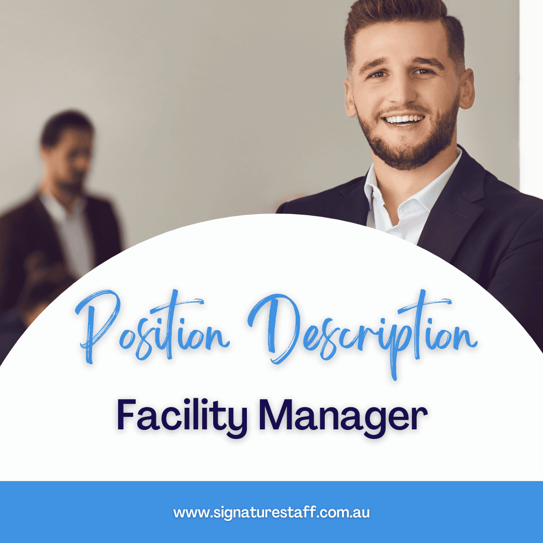 facility manager position description