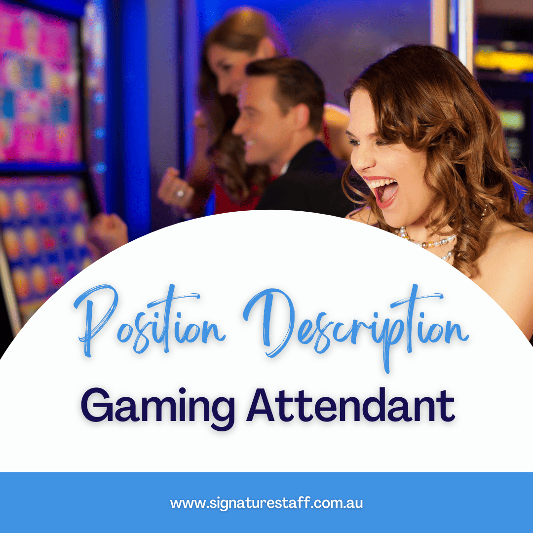 gaming attendant position description