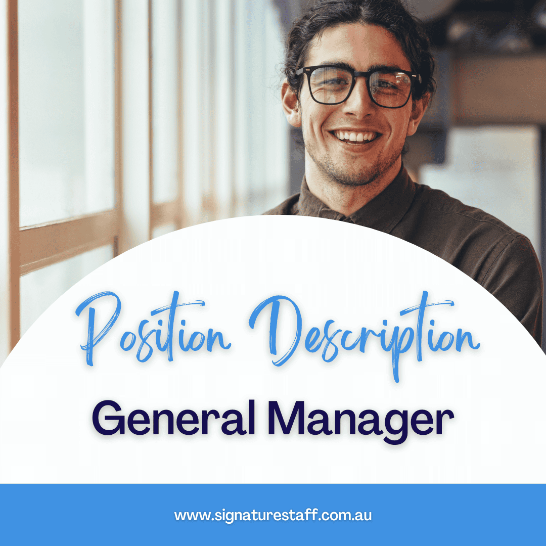 general manager position description