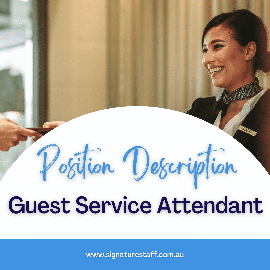 guest services attendant position description