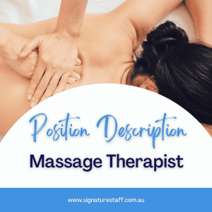 massage therapist position description