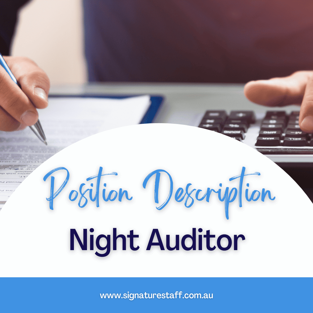 night auditor position description