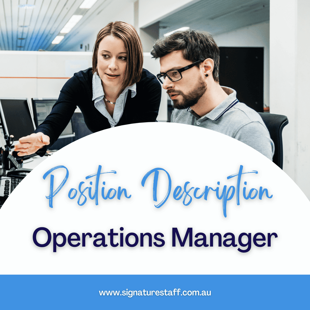 operations manager position description