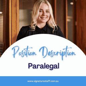 paralegal position description