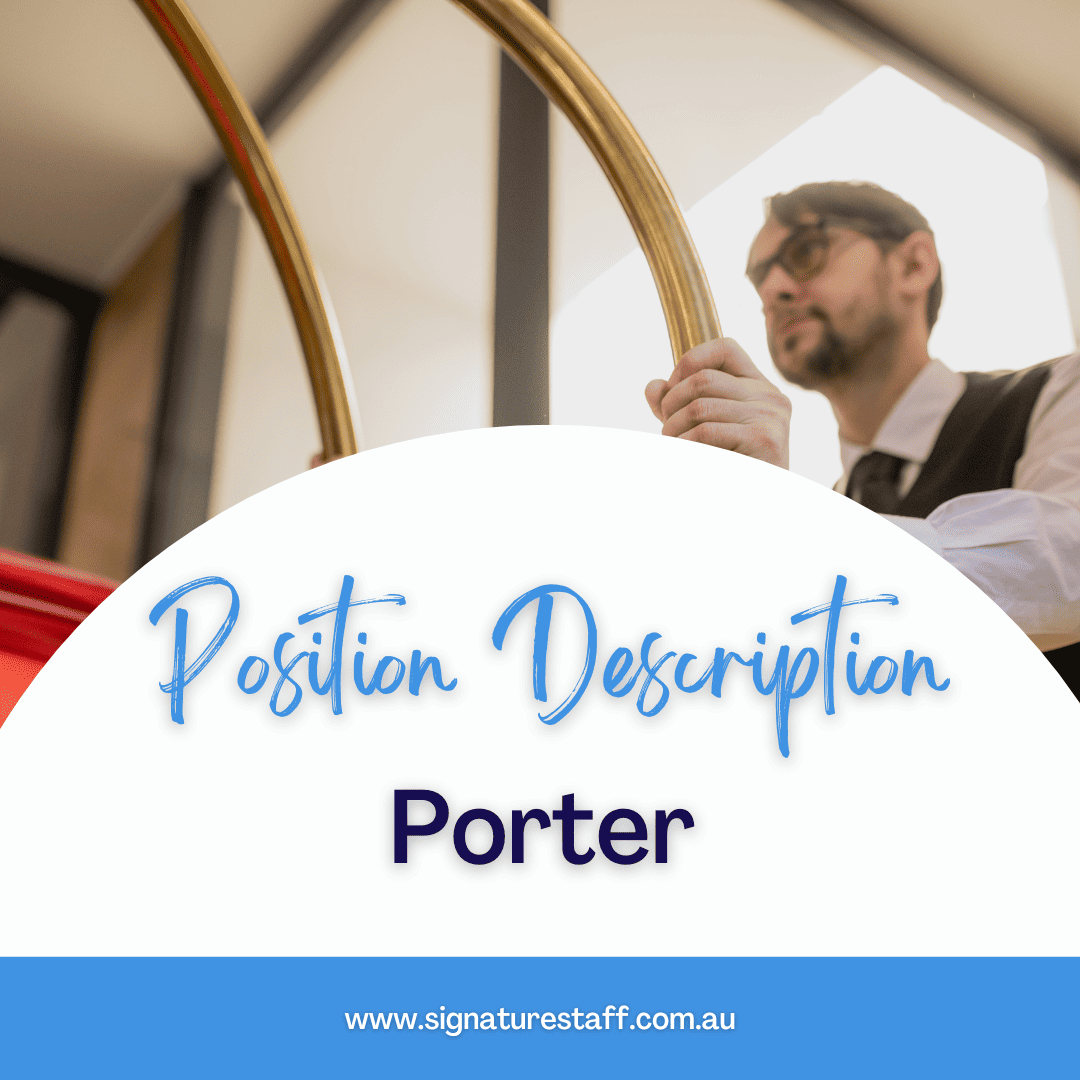 porter position description