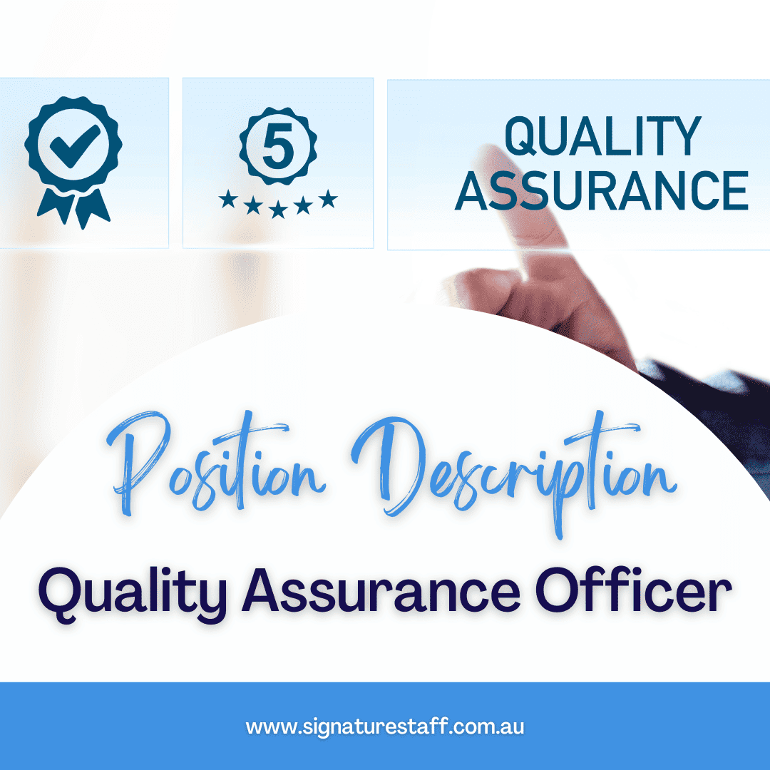 quality assurance officer position description