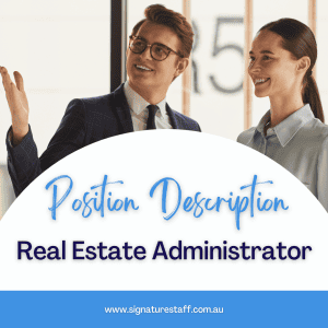 real estate administrator position description