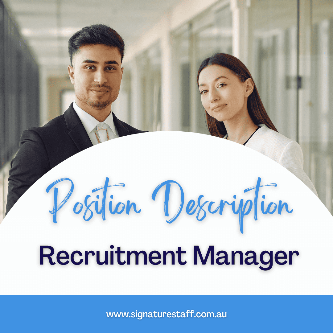 recruitment manager position description