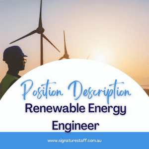 renewable energy engineer position description