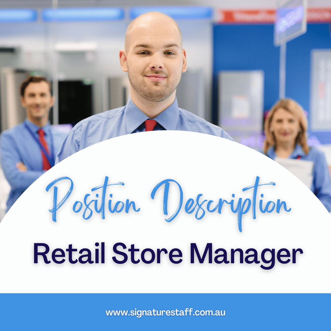 retail store manager position description