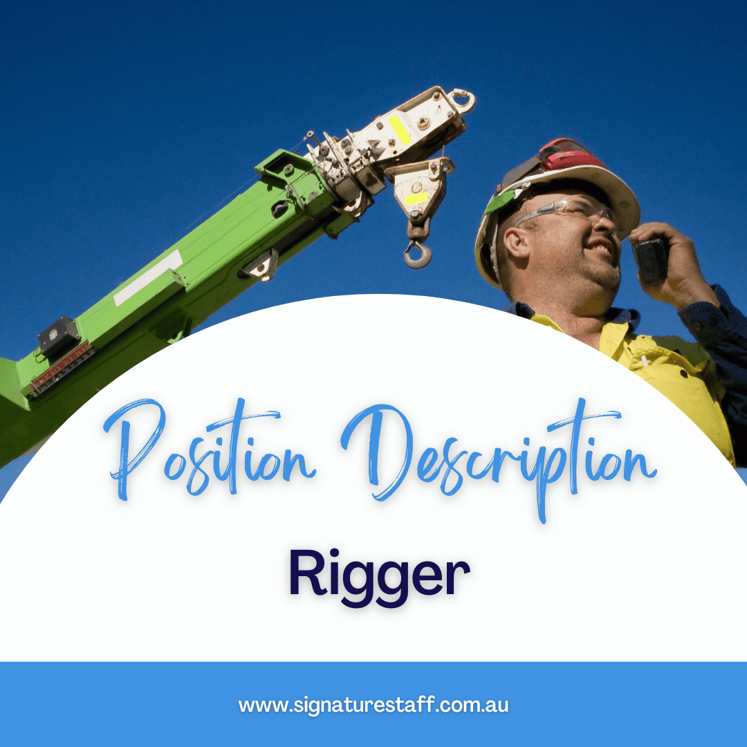 rigger position description