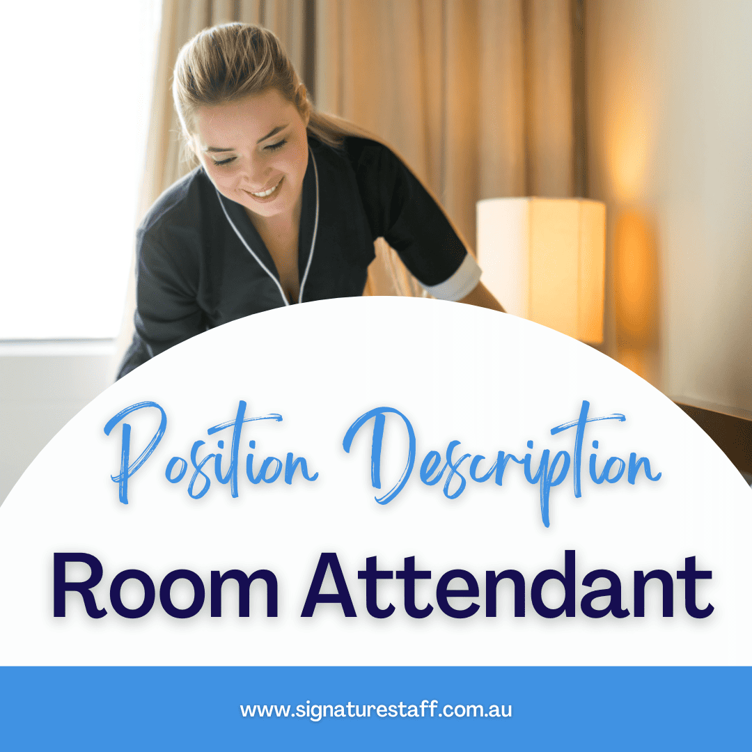 room attendant position description