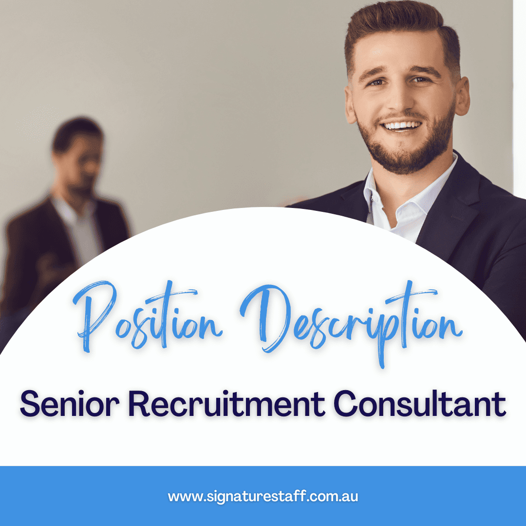 senior recruitment consultant position description