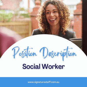 social worker position description
