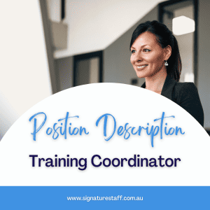 training coordinator position description