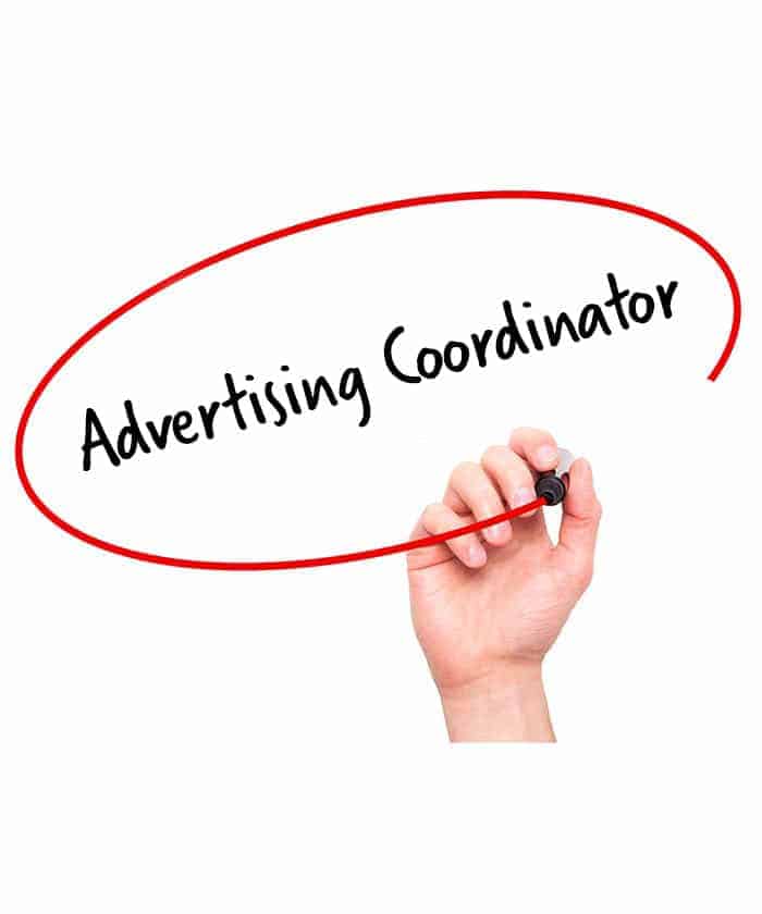 Advertising Coordinator Job Description HR Services Online