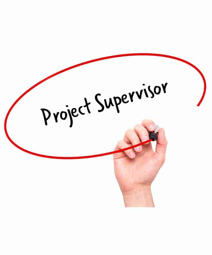 Project Supervisor Job Description