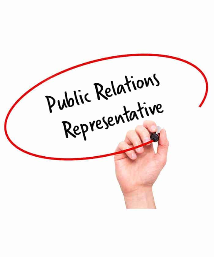 Public Relations Representative Job Description