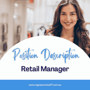 retail manager | job description