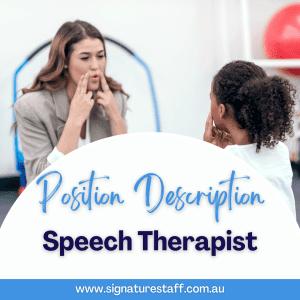 speech therapist | job description